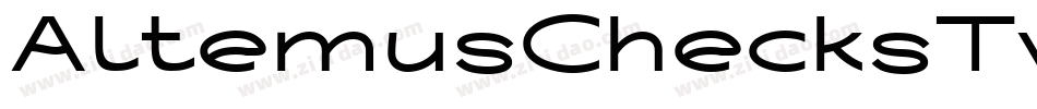 AltemusChecksTwo字体转换