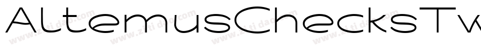 AltemusChecksTwo字体转换