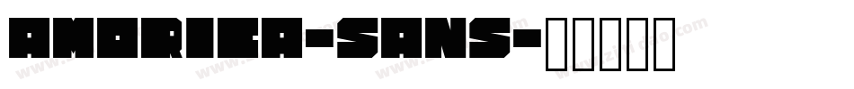 AMORICA-SANS字体转换