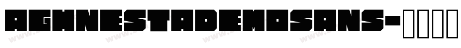 AghnestademoSans字体转换