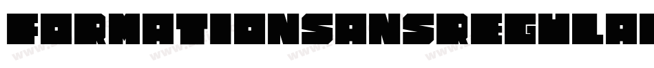 FormationSansRegular-vJAA字体转换