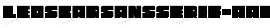 LeoscarSansSerif-AAeA字体转换