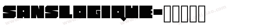 SansLogique字体转换