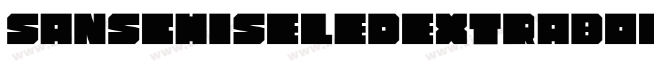 SanschiseledExtrabold-4nOW字体转换