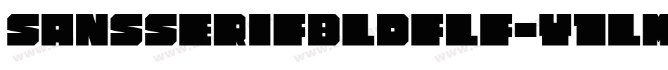 Sansserifbldflf-y1lm字体转换