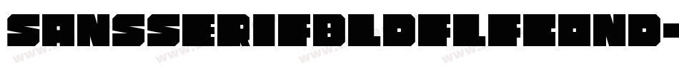 Sansserifbldflfcond-5OpB字体转换