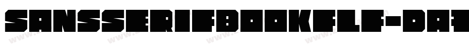 Sansserifbookflf-Da7W字体转换