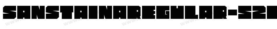 SanstainaRegular-52e8字体转换