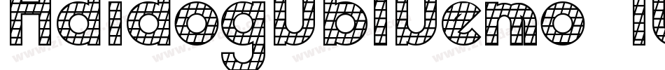 AdidogDblDemo-1G21e字体转换