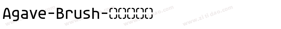 Agave-Brush字体转换