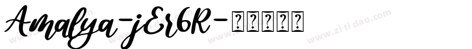 Amalya-jEr6R字体转换
