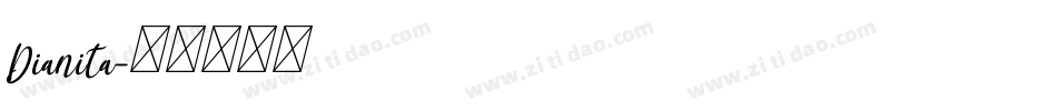 Dianita字体转换