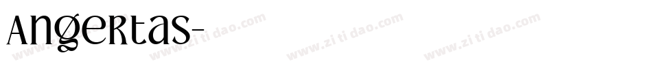 Angertas字体转换