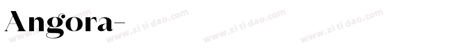 Angora字体转换