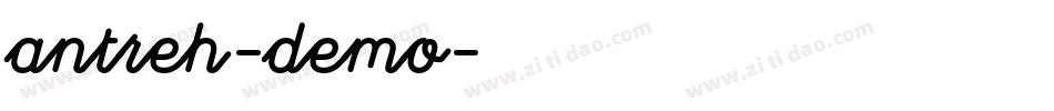 ANTREH-DEMO字体转换