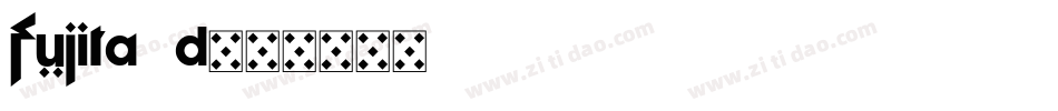 Fujita_d字体转换