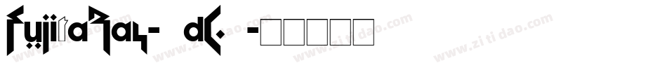 FujitaRay-8dG0字体转换
