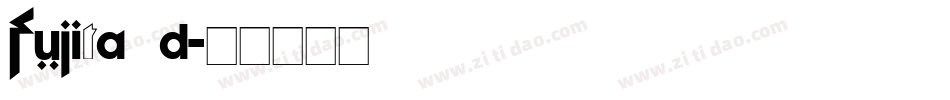Fujita_d字体转换