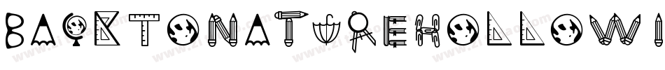 BackToNatureHollowInverse-rg3Ox字体转换