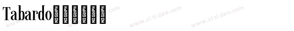 Tabardo字体转换