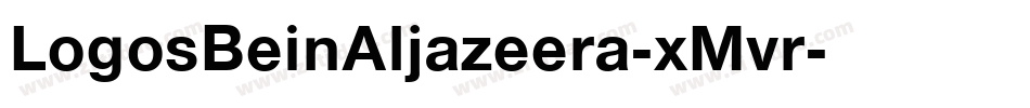 LogosBeinAljazeera-xMvr字体转换