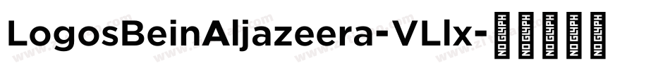 LogosBeinAljazeera-VLlx字体转换