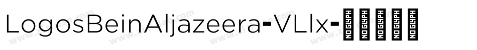 LogosBeinAljazeera-VLlx字体转换