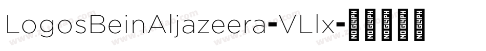 LogosBeinAljazeera-VLlx字体转换