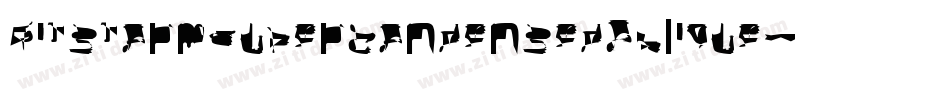 BitstormSupercondensedOblique-75LE字体转换