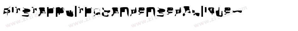 BitstormUltracondensedOblique-LLjy字体转换