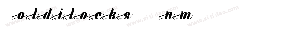 Boldilocks-PJnm字体转换