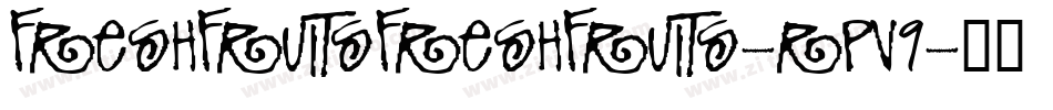 FreshFruitsFreshFruits-rPV9字体转换