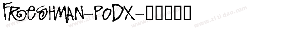Freshman-POdx字体转换
