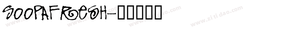 Soopafresh字体转换