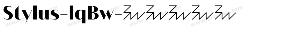 Stylus-lqBw字体转换
