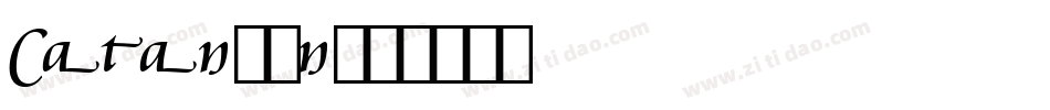 Catanbon字体转换