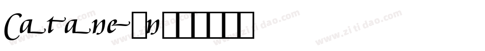 Cataneon字体转换