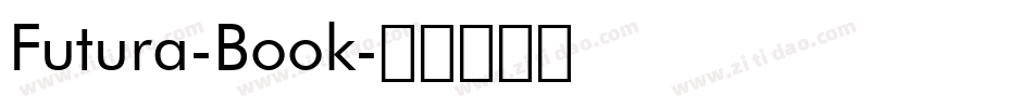 Futura-Book字体转换