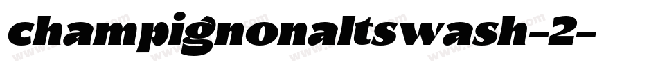 champignonaltswash-2字体转换