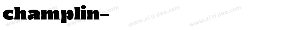 champlin字体转换