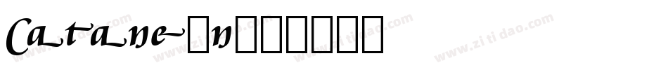 Cataneon字体转换