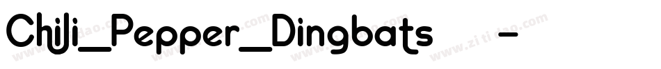 Chili_Pepper_Dingbats手机版字体转换