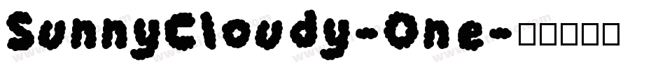 SunnyCloudy-One字体转换