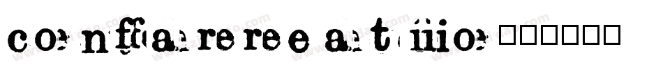 Confarreatio字体转换