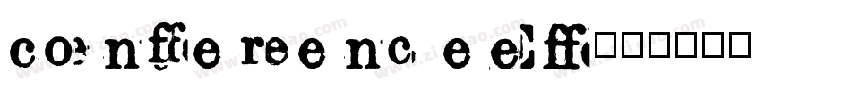 ConferenceEF字体转换