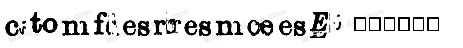 ConferenceEF字体转换