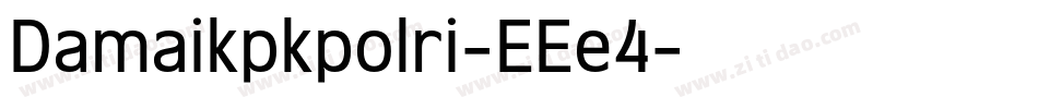 Damaikpkpolri-EEe4字体转换