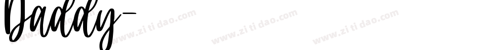 Daddy字体转换