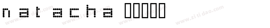 Natacha字体转换