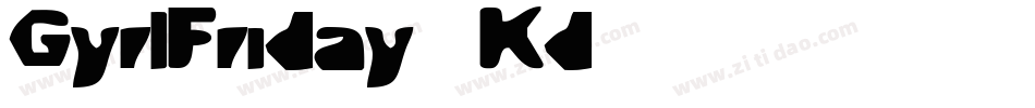 GyrlFriday-9Kd5字体转换